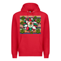 Red sunflower mexican flag tumbler Premium Hoodie - JahusDesignShop