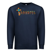 Navy thankful pumpkin cross Premium Sweatshirt - RanaPortraitStore