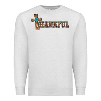 Thankful Pumpkin Cross Premium Sweatshirt | Teevron