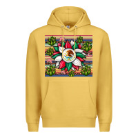 Antique Gold sunflower mexican flag tumbler Premium Hoodie - JahusDesignShop