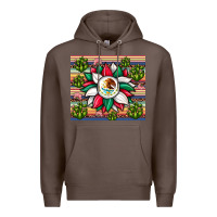 Coffee sunflower mexican flag tumbler Premium Hoodie - JahusDesignShop
