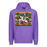 Purple sunflower mexican flag tumbler Premium Hoodie - JahusDesignShop