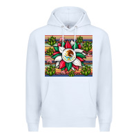 White sunflower mexican flag tumbler Premium Hoodie - JahusDesignShop
