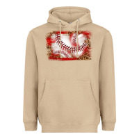 Mushroom baseball background Heavyweight Hoodie - texasbilliewilder