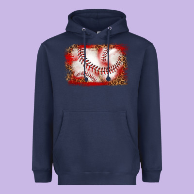 Heavyweight Hoodie baseball background