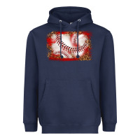 Navy baseball background Heavyweight Hoodie - texasbilliewilder