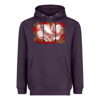 Plum baseball background Heavyweight Hoodie - texasbilliewilder