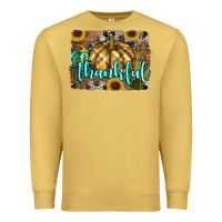 Antique Gold thankful pumpkin Premium Sweatshirt - RanaPortraitStore