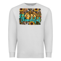 Dove Grey thankful pumpkin Premium Sweatshirt - RanaPortraitStore