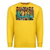Lemon thankful pumpkin Premium Sweatshirt - RanaPortraitStore