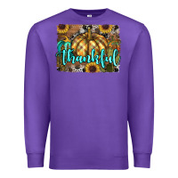 Purple thankful pumpkin Premium Sweatshirt - RanaPortraitStore