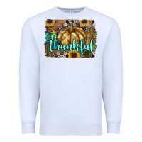 White thankful pumpkin Premium Sweatshirt - RanaPortraitStore