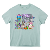 Arona Small Town Easter Day Heavy Core Tee - CowhideDigitalArt
