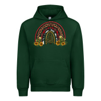 Forest Green rainbow tree Urban Hoodie - AdoDesignShop