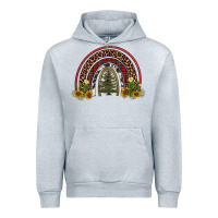 Heather Grey rainbow tree Urban Hoodie - AdoDesignShop