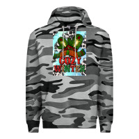 Slate Camo cozy winter with gloves and scarf Premium Hoodie - AdoDesignShop