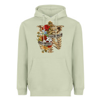 Matcha Kinda Emotionless Kinda Emotional Skeleton Heavyweight Hoodie - RanaPortraitStore