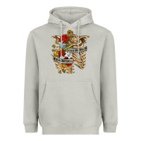 Moon Dust Kinda Emotionless Kinda Emotional Skeleton Heavyweight Hoodie - RanaPortraitStore