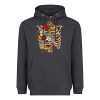 Smoke Kinda Emotionless Kinda Emotional Skeleton Heavyweight Hoodie - RanaPortraitStore