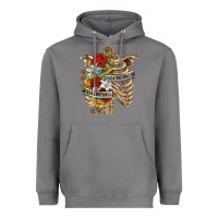 Storm Kinda Emotionless Kinda Emotional Skeleton Heavyweight Hoodie - RanaPortraitStore