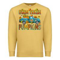 Antique Gold farm fresh pumpkins Premium Sweatshirt - Zillion Design Studio