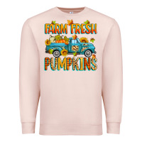 Pale Pink farm fresh pumpkins Premium Sweatshirt - Zillion Design Studio