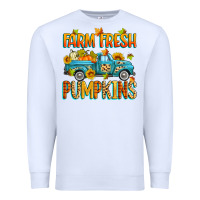 White farm fresh pumpkins Premium Sweatshirt - Zillion Design Studio