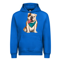 Cobalt english bulldog Urban Hoodie - Artiststas