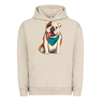 Pigment French Oak english bulldog Urban Hoodie - Artiststas