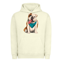 Pigment Pistachio english bulldog Urban Hoodie - Artiststas
