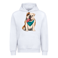 White english bulldog Urban Hoodie - Artiststas