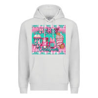 Dove Grey merry Christmas pink coffee Premium Hoodie - Jasminsmagicworld