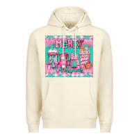 Sandshell merry Christmas pink coffee Premium Hoodie - Jasminsmagicworld