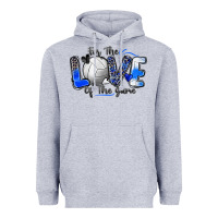 Heather Grey for the love of the game volleyball Heavyweight Hoodie - Zillion Design Studio