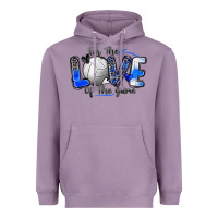 Lavender for the love of the game volleyball Heavyweight Hoodie - Zillion Design Studio