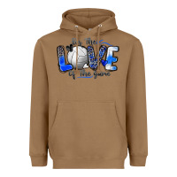 Toasted Coconut for the love of the game volleyball Heavyweight Hoodie - Zillion Design Studio