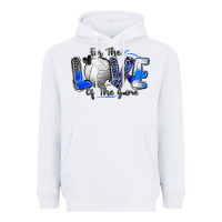 White for the love of the game volleyball Heavyweight Hoodie - Zillion Design Studio