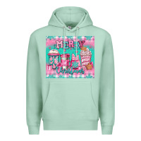 Seafoam merry Christmas pink coffee Premium Hoodie - Jasminsmagicworld
