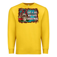 Lemon just a girl who loves christmas Premium Sweatshirt - RanaPortraitStore