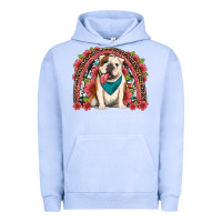 Pigment Grape Ice english bulldog floral rainbow Urban Hoodie - Artiststas