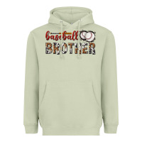 Matcha baseball brother with leopard Heavyweight Hoodie - texasbilliewilder