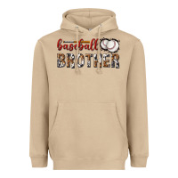 Mushroom baseball brother with leopard Heavyweight Hoodie - texasbilliewilder