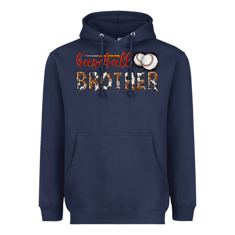 Baseball Brother With Leopard Heavyweight Hoodie by texasbilliewilder | Teevron