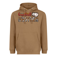 Toasted Coconut baseball brother with leopard Heavyweight Hoodie - texasbilliewilder