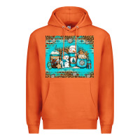 Carrot winter snowman coffee Premium Hoodie - Jasminsmagicworld