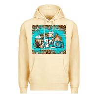 Pina Colada winter snowman coffee Premium Hoodie - Jasminsmagicworld