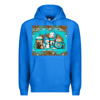 True Royal winter snowman coffee Premium Hoodie - Jasminsmagicworld