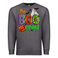 Charcoal Heather the boo crew Premium Sweatshirt - Zillion Design Studio
