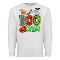 Oatmeal Heather the boo crew Premium Sweatshirt - Zillion Design Studio