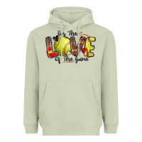 Matcha for the love of the game softball Heavyweight Hoodie - Zillion Design Studio